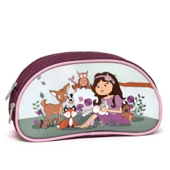 Outlet Louis Garneau | Woodland 2 Compartments Pencil Case Girls Accessories